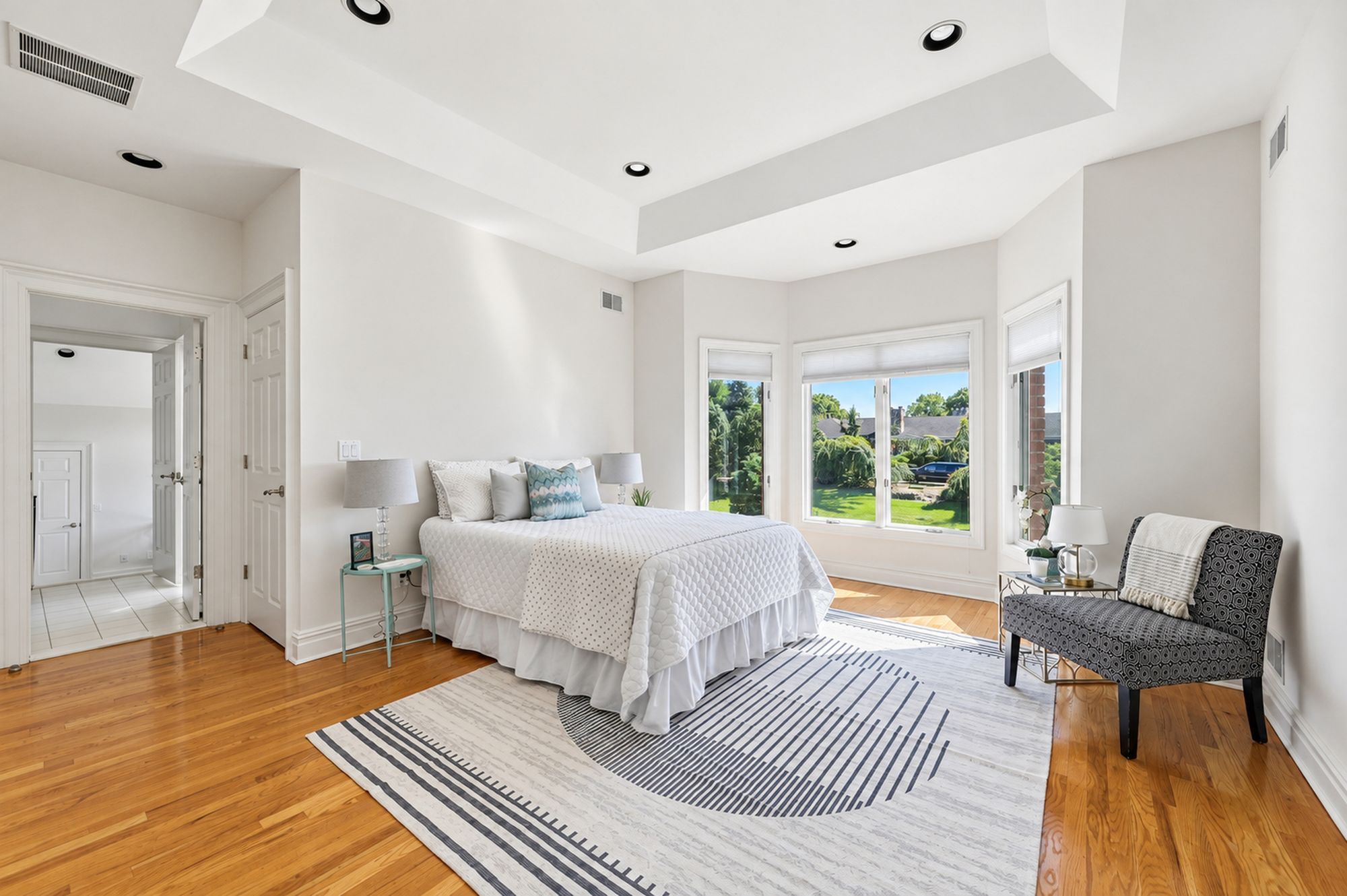 Second-floor bedroom at 54 Burnet Hill Road, Livingston