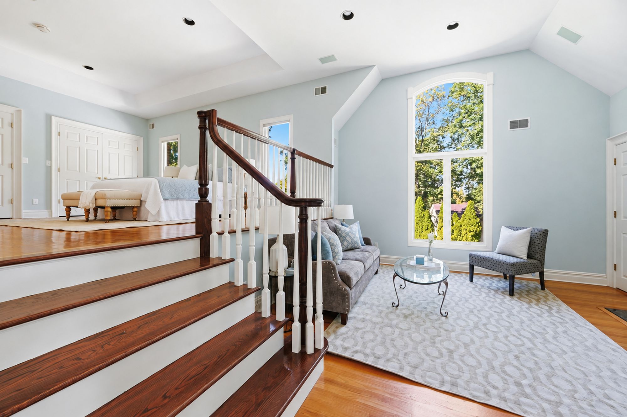 Primary suite sitting room at 54 Burnet Hill Road, Livingston